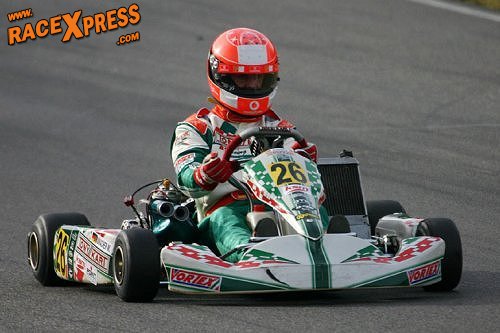 Michael Schumacher nog altijd snel in de kart